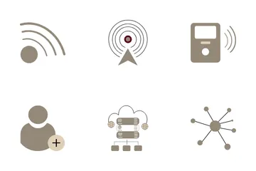 Network Communication Icon Pack