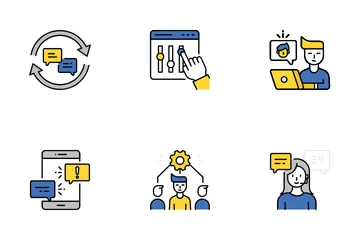 Network Communication Icon Pack