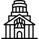 Free Academic Educational Building Educational Institute Icon