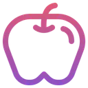 Free Apple Fruit Healthy Icon