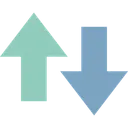 Free Arrows Upload Download Icon