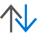 Free Arrows Up Down Icon