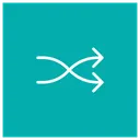 Free Arrows Cross Shuffle Icon