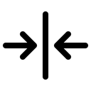 Free Arrows In Line Horizontal Horizontal Arrow In Line Icon
