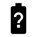 Free Battery Status Unknown Icon