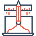Free Campaign Launch Laptop Icon