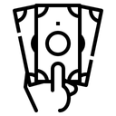 Free Cash Money Hand Icon