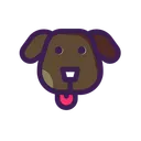 Free Dog Face  Icon