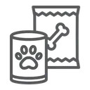 Free Pet Dog Food Tin Can Supermarket Department Icon