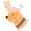 Free Dog Training Dog Reaction Stop Icon