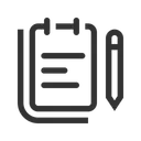 Free Edit Note  Icon
