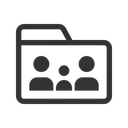 Free Family Folder  Icon