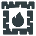 Free Fireplace Christmas Family Icon