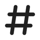 Free Hashtag  Icon