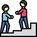 Free Help Helping Eachother Team Work Icon