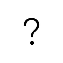 Free Help Empty Questionmark Icon