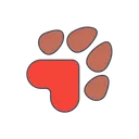 Free Pet Paw With Heart Icon