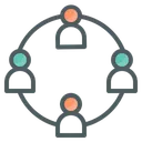Free Teamwork Books Education Icon