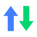 Free Up Down Arrows Arrow Left Icon