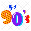 90s Digits Icon