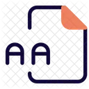 Aa File Audio File Audio Format Icon