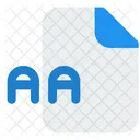 Aa File Audio File Audio Format Icon