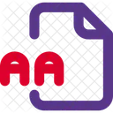 Aa File Audio File Audio Format Icon