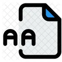 Aa File Audio File Audio Format Icon