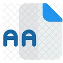 Aa File Audio File Audio Format Icon