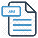 Aa Document Documentation Icon