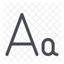 Aa A Letter Icon