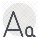Aa A Letter Icon