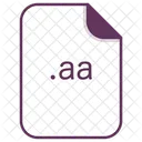 Aa File Document Icon