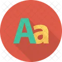 Aa Alphabet Creative Icon