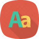 Aa Alphabet Creative Icon