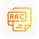 Aac File Extension Format Icon
