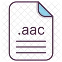 Aac File Document Icon