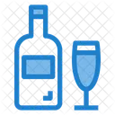 Champagne Bottledrink Beverages Icon