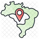 Amazon Map Map Amazon Area Icon