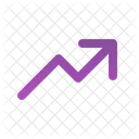 Analytics Up Trend Growth Icon