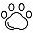 Animal Paw Paw Animal Icon