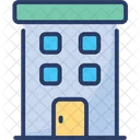 Apartment Building Home Icon