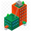 City Neighboring Apartment Icon