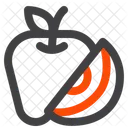 Apple Slice Fruit Icon