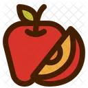 Apple Slice Fruit Icon