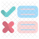 Approved and rejected  Icon