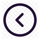 Arrow Left Circle  Icon