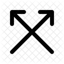 Cross Double Up Icon