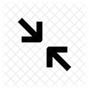 Arrows Reduce Minimize Icon