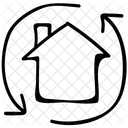 Arrows House Real Icon